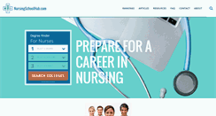 Desktop Screenshot of nursingschoolhub.com
